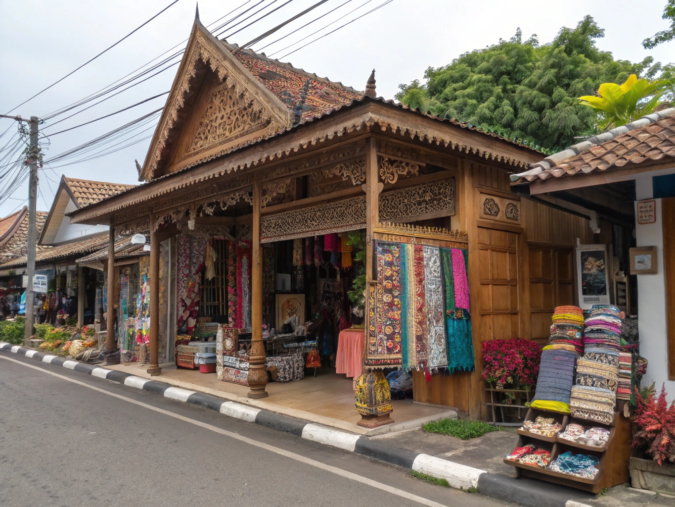 Michael & Me Leather boutique storefront in Legian Kuta Bali